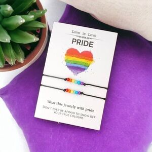 Celebrate Love with Our Vibrant Pride Beaded Bracelet Set! 🏳️‍🌈 NWT Jewelry